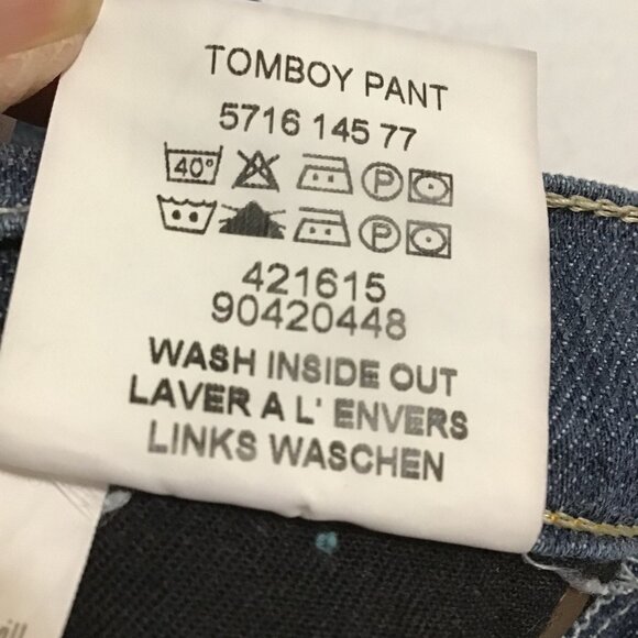 G-Star Raw Denim Tomboy Jeans Medium Wash Size 27 - Picture 9 of 9